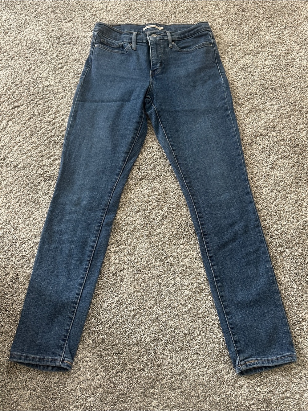 Levi's Women's Skinny Jeans - Dark Blue Wash